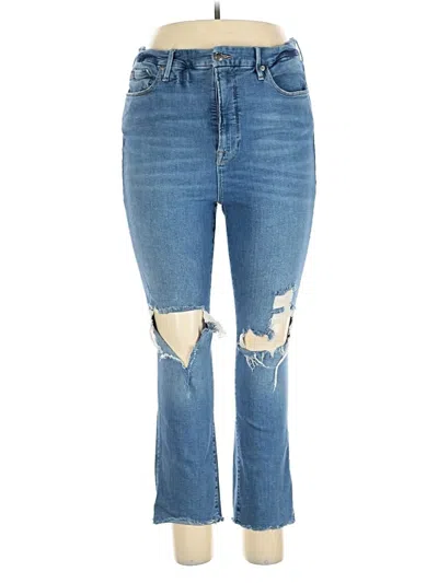 Pre-owned Good American Jeans In Blue