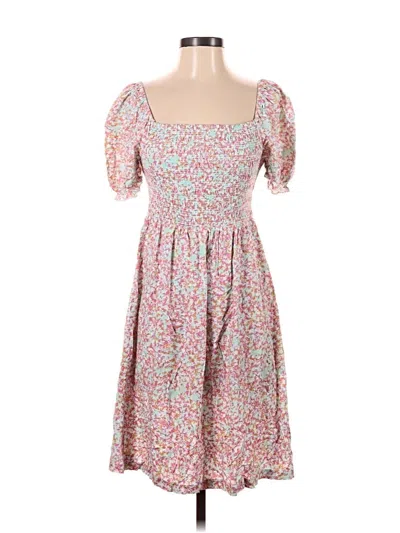 Pre-owned Roxy Casual Dress In Pink