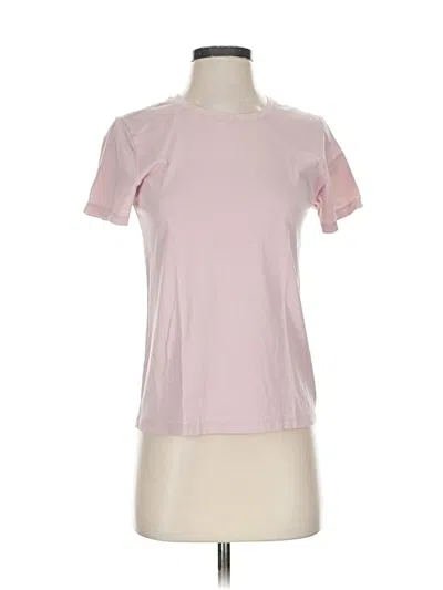 Pre-owned Uniqlo Short Sleeve T-shirt In Pink