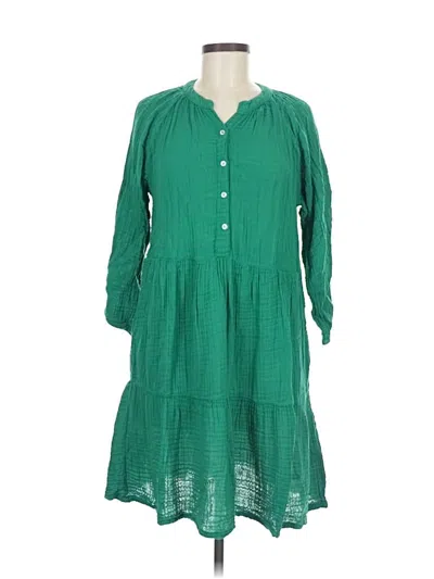 Pre-owned Michael Stars Casual Dress In Green