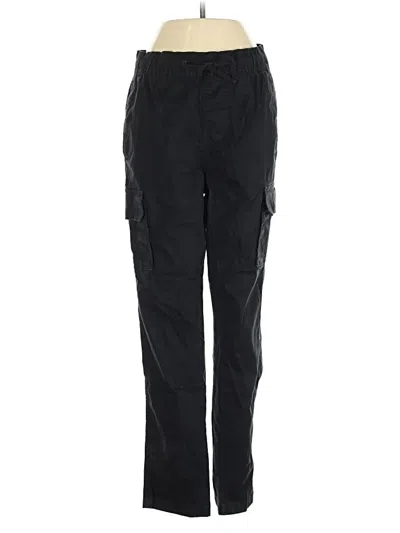 Pre-owned Hollister Cargo Pants In Black