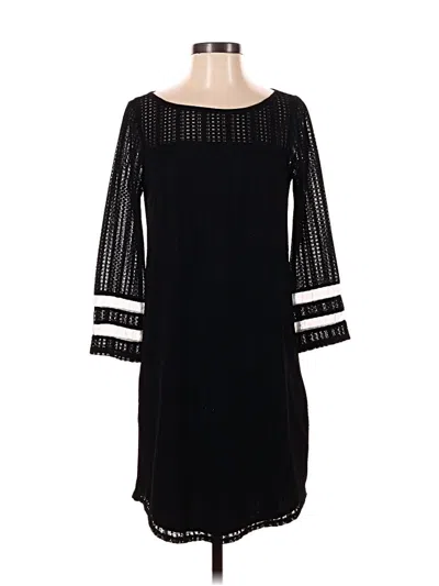 Pre-owned Armani Exchange Cocktail Dress In Black