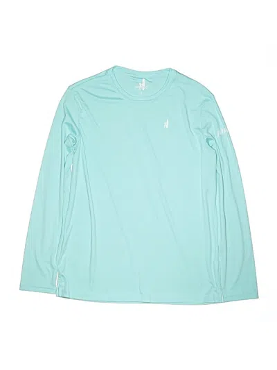 Pre-owned Johnnie-o Kids' Long Sleeve T-shirt In Blue