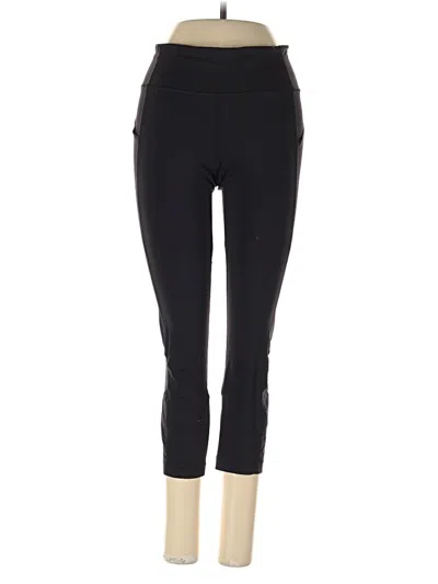 Pre-owned Lululemon Athletica Active Pants In Black