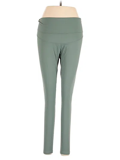 Pre-owned Poshdivah Active Pants In Green