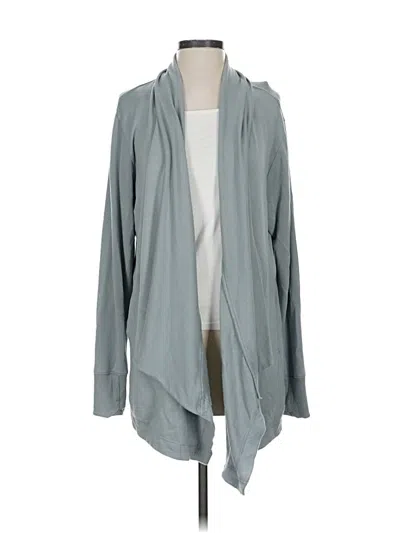 Pre-owned Athleta Cardigan Sweater In Gray