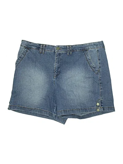 Pre-owned Gloria Vanderbilt Denim Shorts In Blue