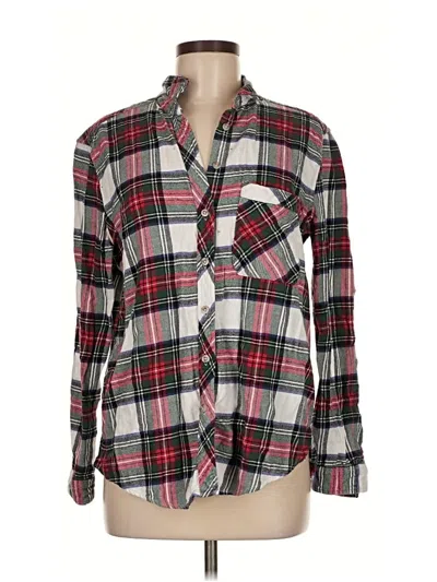 Pre-owned Bdg Long Sleeve Button Down Shirt In Red