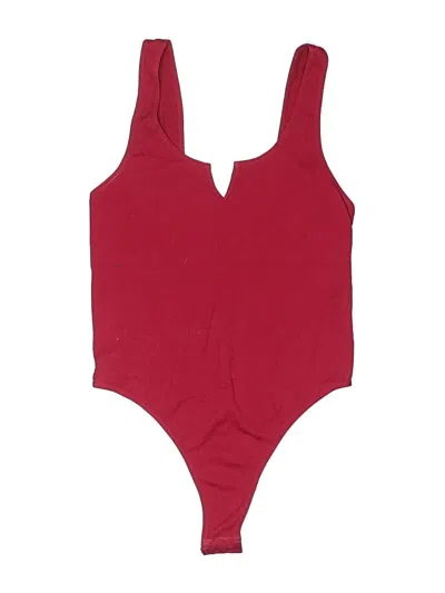 Pre-owned Bozzolo Bodysuit In Burgundy