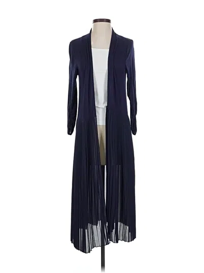 Pre-owned Kate & Mallory Designs Cardigan Sweater In Blue