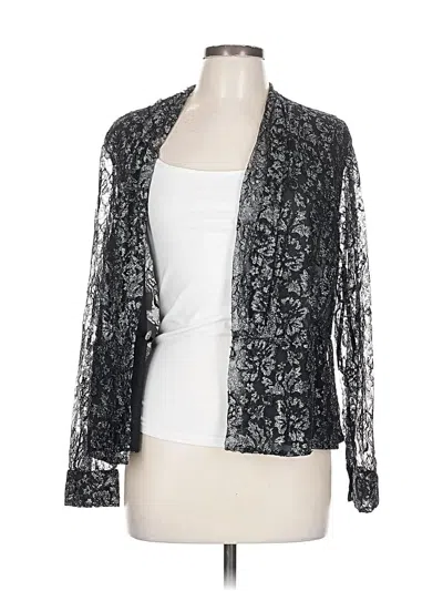 Pre-owned Jones New York Collection Kimono In Silver