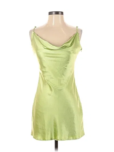 Pre-owned Nasty Gal Inc. Cocktail Dress In Green
