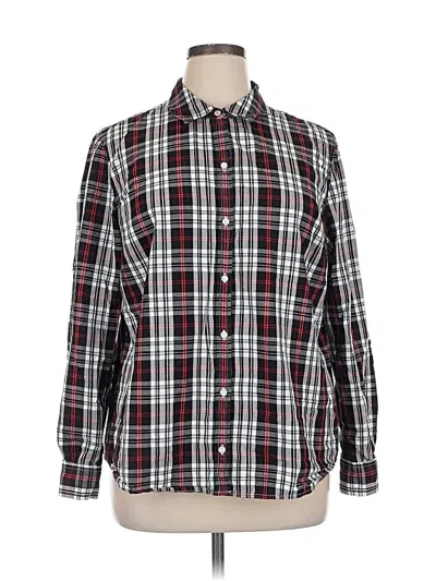 Pre-owned Charter Club Long Sleeve Button Down Shirt In Black