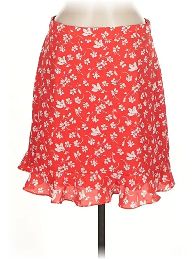 Pre-owned J.crew Mercantile Casual Skirt In Red