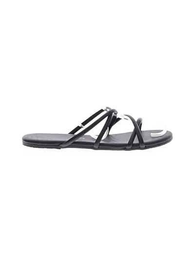 Pre-owned Tkees Sandals In Black