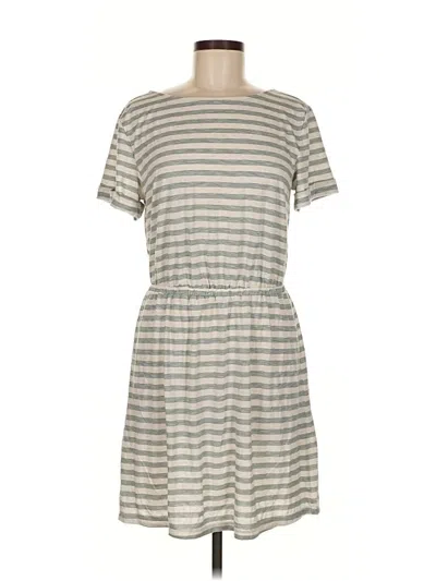 Pre-owned Loft Beach Casual Dress In Gray