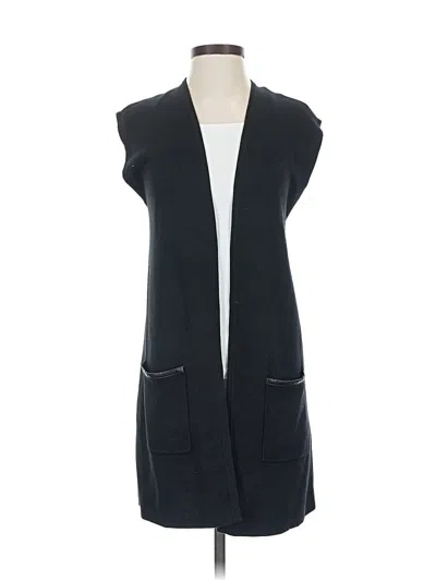 Pre-owned Chico's Cardigan Sweater In Black