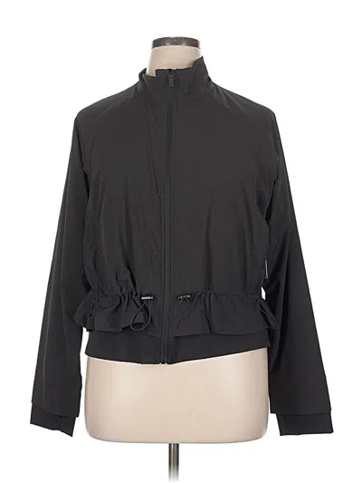 Pre-owned Flx Track Jacket In Black