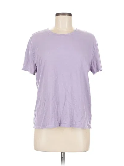 Pre-owned Athleta Short Sleeve T-shirt In Purple
