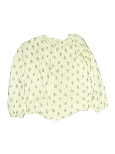 Pre-owned Zara Kids' Long Sleeve Top Yellow Tops