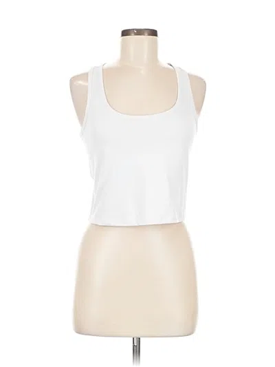 Pre-owned 90 Degree By Reflex Tank Top White Halter Neckline Tops