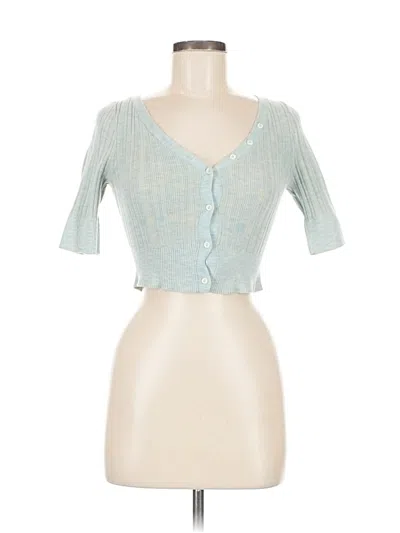 Pre-owned Urban Outfitters Cardigan Sweater In Blue