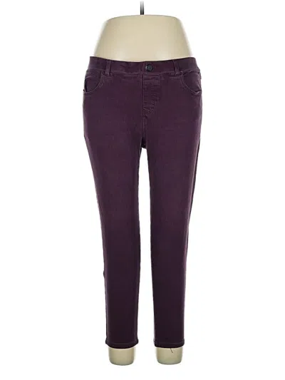 Pre-owned Betabrand Jeggings In Purple