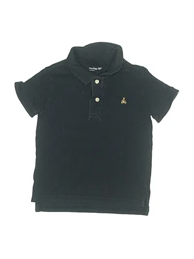Pre-owned Baby Gap Kids' Short Sleeve Polo Shirt In Black