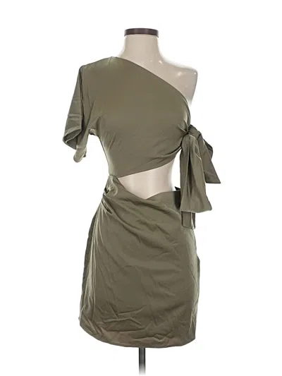 Pre-owned Assorted Brands Cocktail Dress In Green