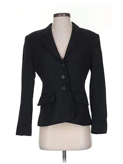 Pre-owned Jones New York Wool Blazer Jacket In Black