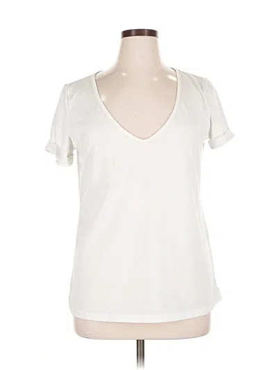 Pre-owned Beyove Short Sleeve T-shirt In White