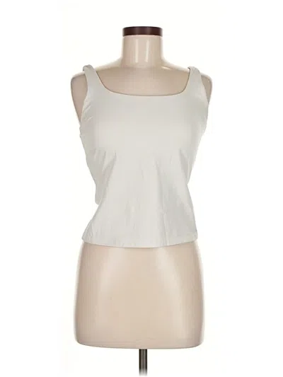 Pre-owned Flx Tank Top Ivory Strapless Neckline Tops In White