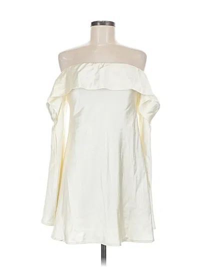 Pre-owned Forever 21 Cocktail Dress In White