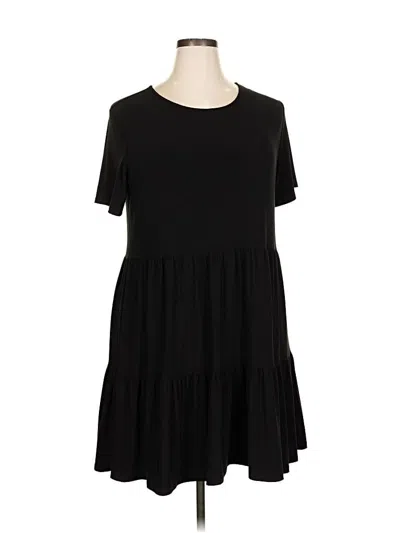 Pre-owned Nicole Miller Casual Dress In Black