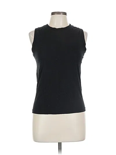 Pre-owned Athleta Sleeveless T-shirt In Black
