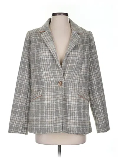 Pre-owned Skies Are Blue Blazer Jacket In Gray