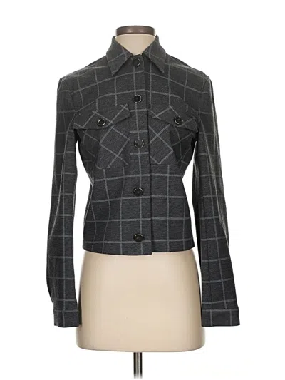 Pre-owned Nicole Miller Jacket In Gray