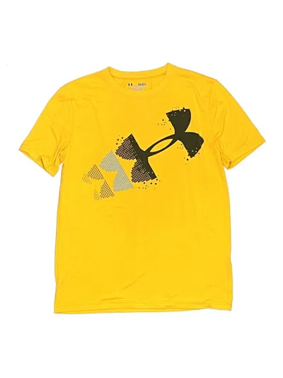 Pre-owned Under Armour Kids' Short Sleeve T-shirt In Yellow
