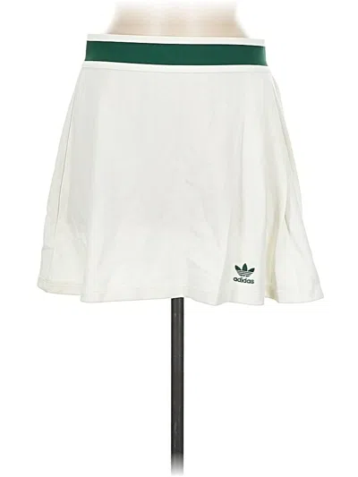 Pre-owned Adidas Originals Casual Skirt In White