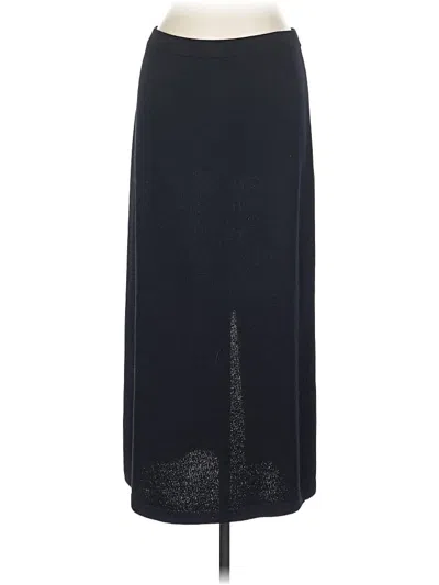 Pre-owned St John Formal Skirt In Black