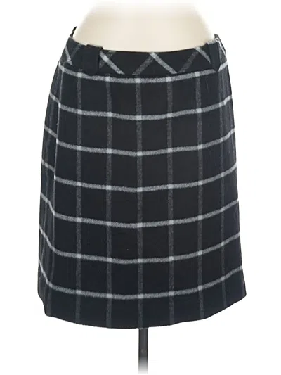 Pre-owned Talbots Wool Skirt In Gray