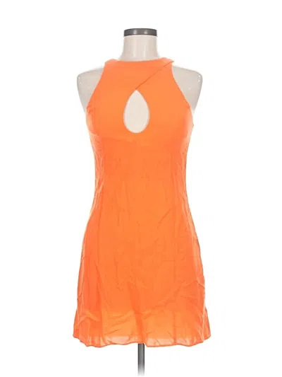 Pre-owned Nasty Gal Inc. Cocktail Dress In Orange