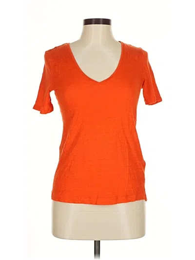 Pre-owned Banana Republic Short Sleeve T-shirt In Orange