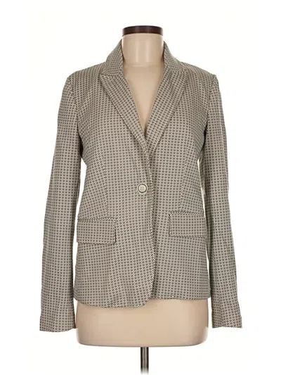 Pre-owned Elie Tahari Blazer Jacket In Gray