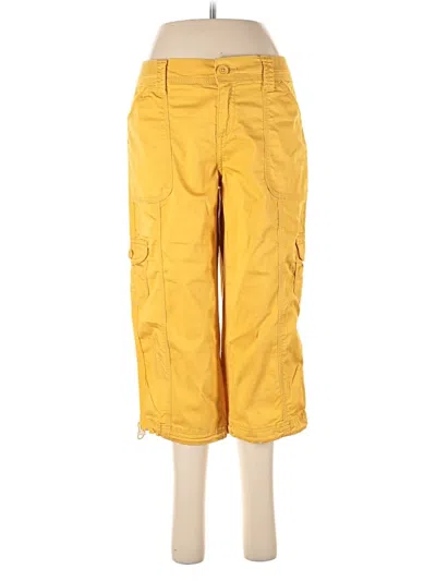 Pre-owned Style & Co Casual Pants In Yellow