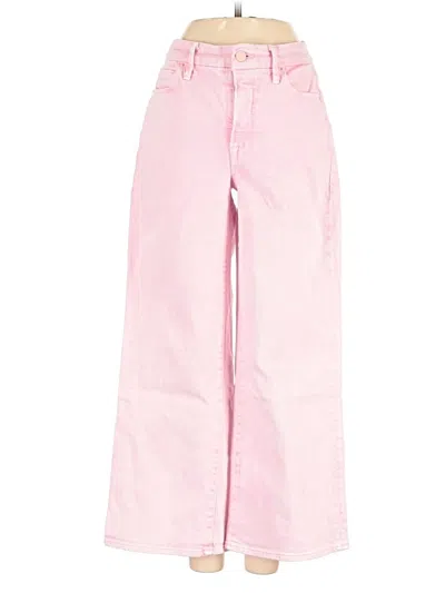 Pre-owned Good American Jeans In Pink
