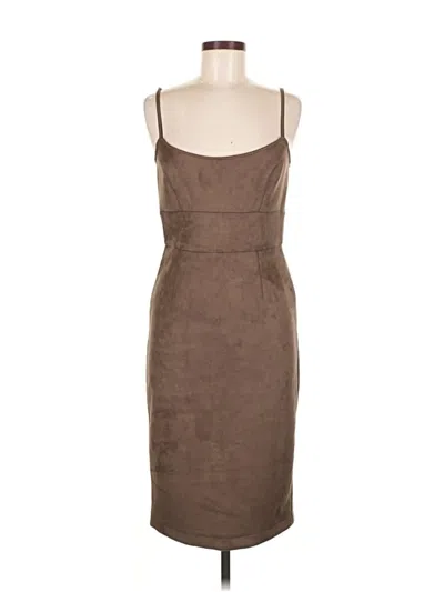 Pre-owned Bcbgmaxazria Cocktail Dress In Brown