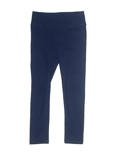 Pre-owned Crewcuts Kids' Active Pants In Blue