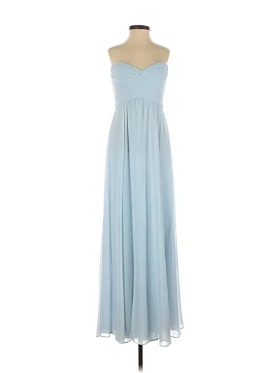 Pre-owned Amsale Cocktail Dress In Blue