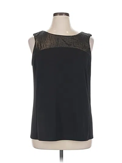 Pre-owned Narciso Rodriguez For Design Nation Sleeveless Blouse In Black
